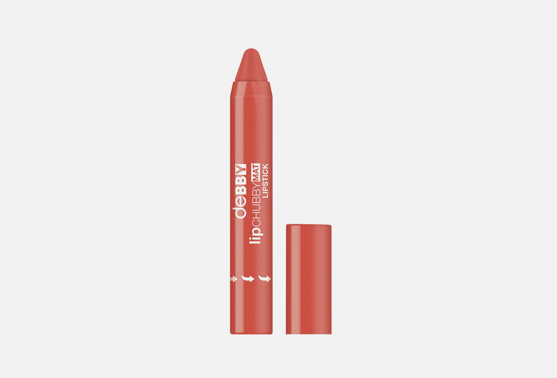 Debby Matte lipstick Lipchubby 02, Coral rose 4.5 g Debby Matte lipstick Lipchubby