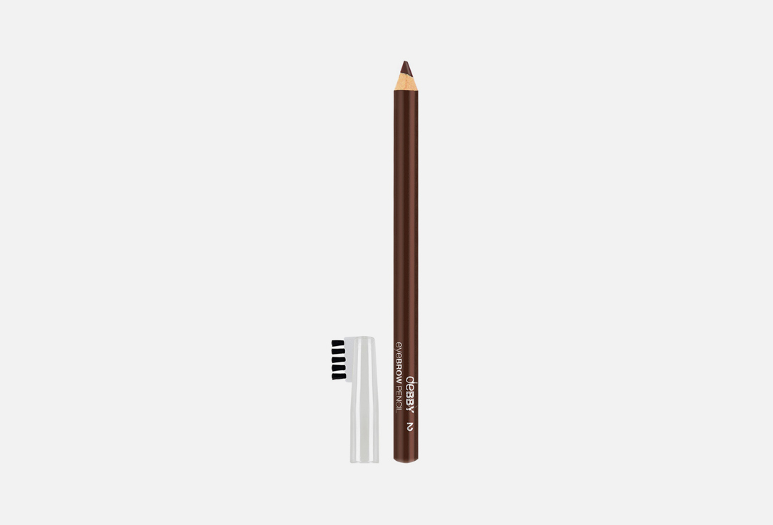 Debby Eyebrow pencil Long lasting 02, Dark chestnut brown 5 g Debby Eyebrow pencil Long lasting