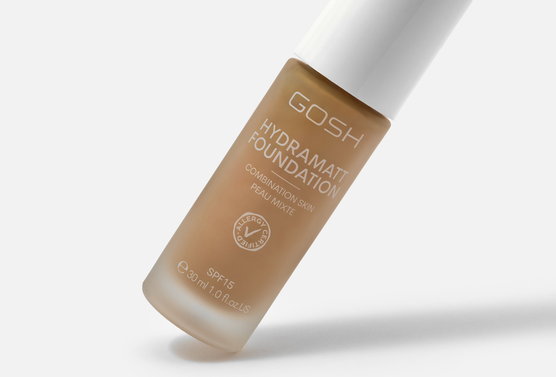 Gosh Lightweight Liquid Foundation SPF15 HYDRAMATT FOUNDATION 006N, Medium light 30 ml Gosh Lightweight Liquid Foundation SPF15 HYDRAMATT FOUNDATION