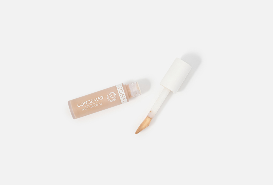 Gosh Long-lasting Liquid Concealer HIGH COVERAGE 001, Porcelain 6 ml Gosh Long-lasting Liquid Concealer HIGH COVERAGE