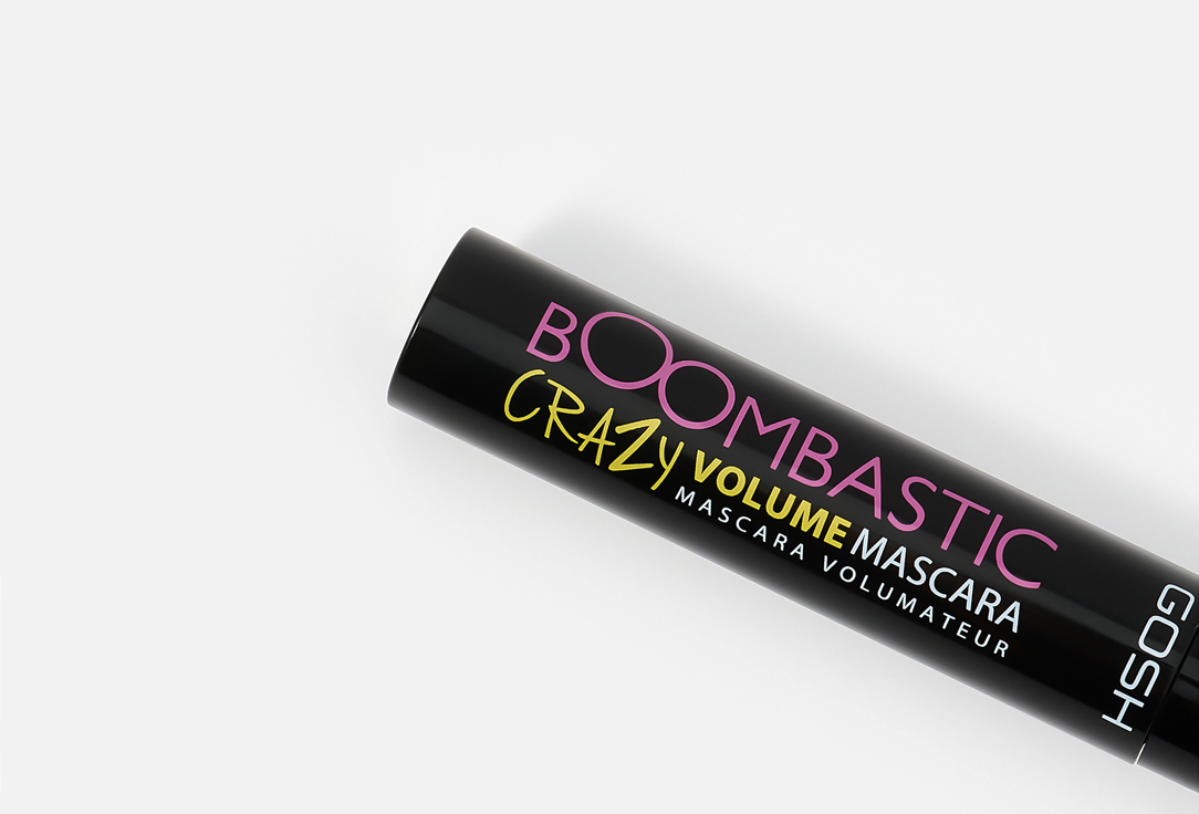 Gosh Volumizing & Defining Mascara BOOMBASTIC CRAZY VOLUME 001, Extreme black 13 ml Gosh Volumizing & Defining Mascara BOOMBASTIC CRAZY VOLUME