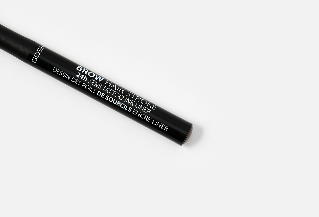 Gosh Semi Tattoo Ink Brow Liner BROW HAIR STROKE 24H 003, Dark brown 1 ml Gosh Semi Tattoo Ink Brow Liner BROW HAIR STROKE 24H
