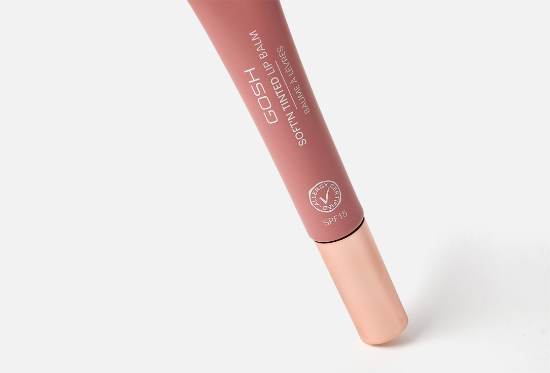 Gosh Moisturizing Lip balm SPF 15 SOFT'N TINTED 004, Vintage rose 8 ml Gosh Moisturizing Lip balm SPF 15 SOFT'N TINTED