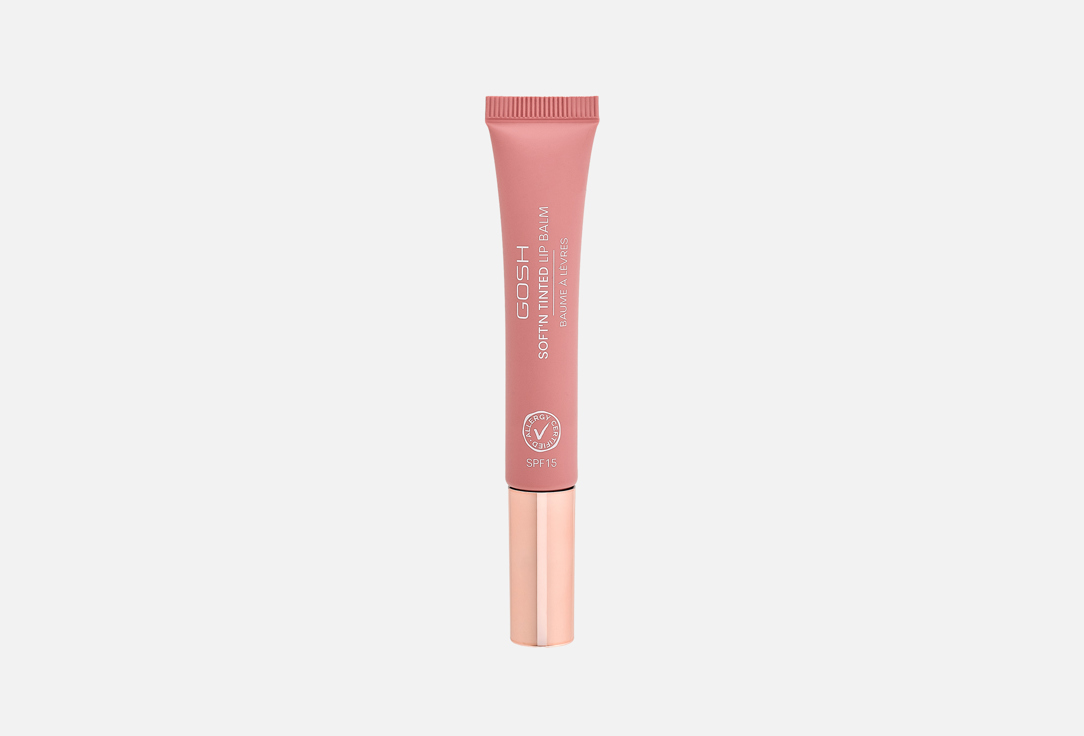 Gosh Moisturizing Lip balm SPF 15 SOFT'N TINTED 004, Vintage rose 8 ml Gosh Moisturizing Lip balm SPF 15 SOFT'N TINTED