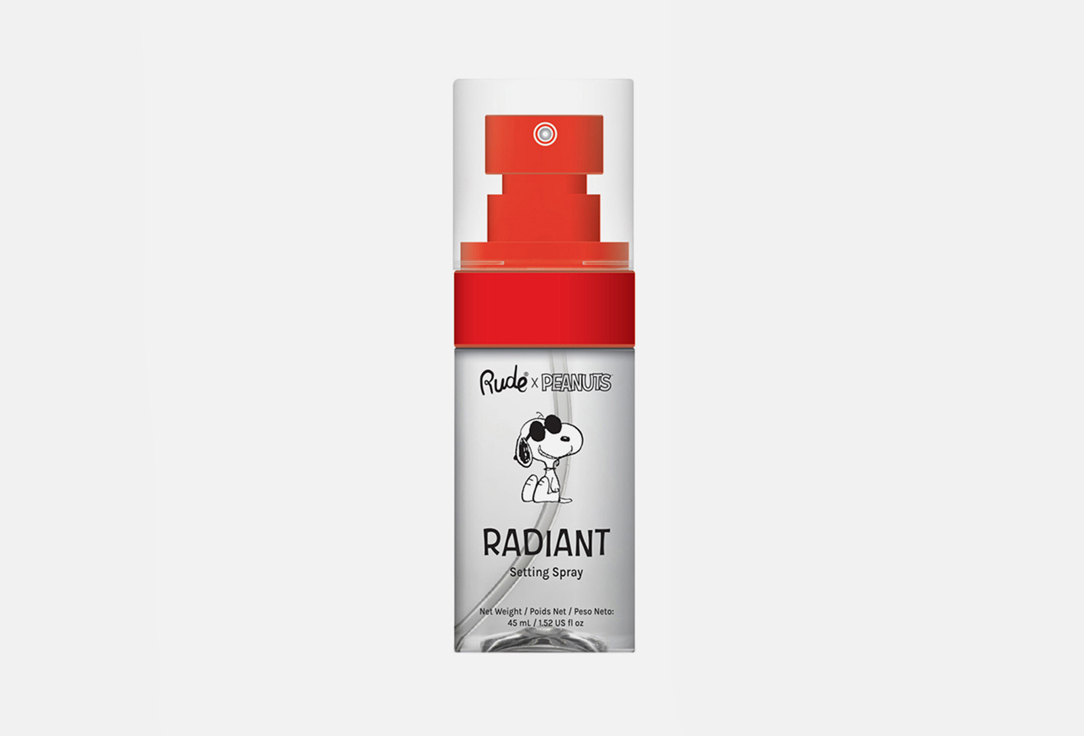 Rude Licence Setting Spray Peanuts Radiant 45 ml Rude Licence Setting Spray Peanuts Radiant