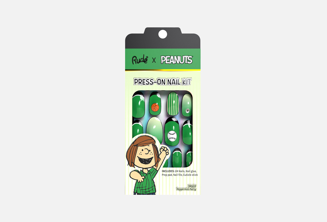 Rude Cosmetics Nails Kit Peanuts Press On