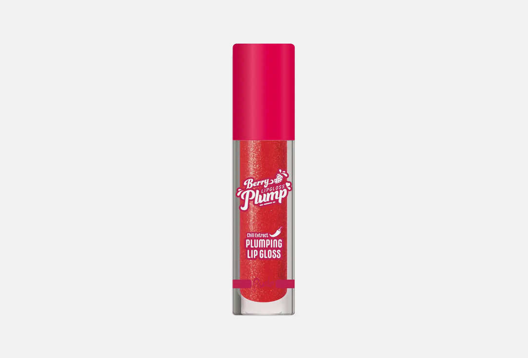 Rude Cosmetics Plumping lip gloss Berry Plump Strawberry kiss 4 g Rude Cosmetics Plumping lip gloss Berry Plump