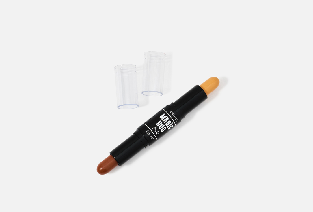 Rude Cosmetics Contour & highlighter Magic duo Dark 9 g Rude Cosmetics Contour & highlighter Magic duo
