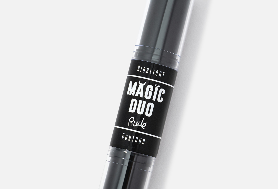 Rude Cosmetics Contour & highlighter Magic duo Dark 9 g Rude Cosmetics Contour & highlighter Magic duo