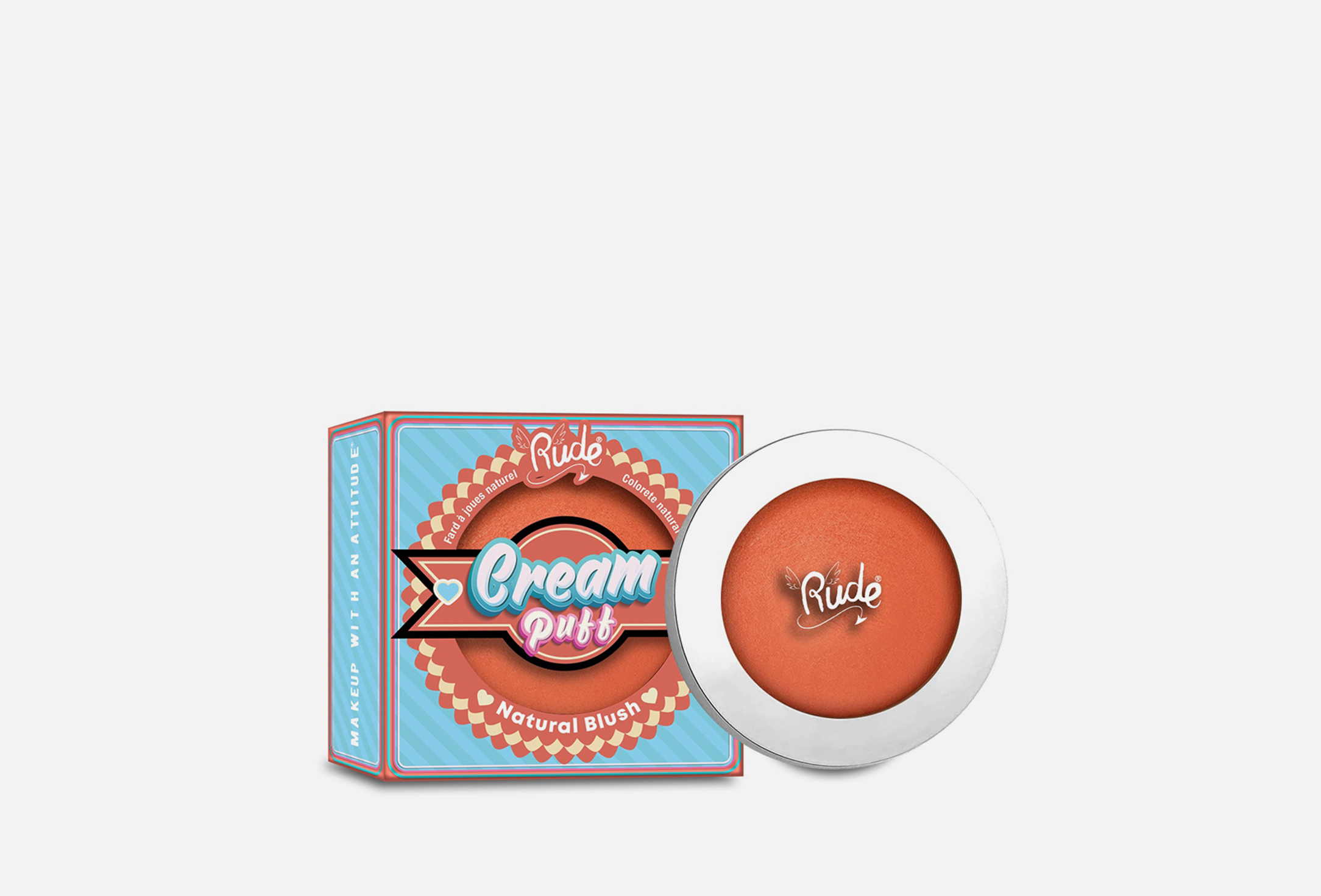 Cream puff  6 Creamsicle