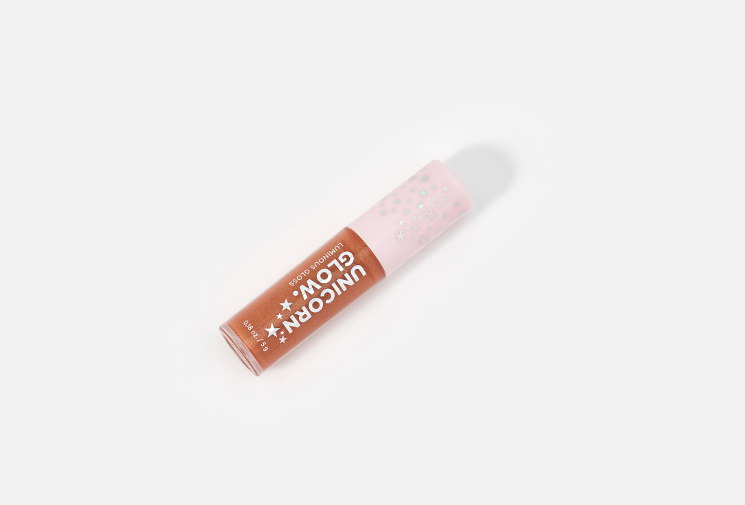 UNICORN GLOW. Lip Gloss Luminous 02, Topaz 5 ml UNICORN GLOW. Lip Gloss Luminous
