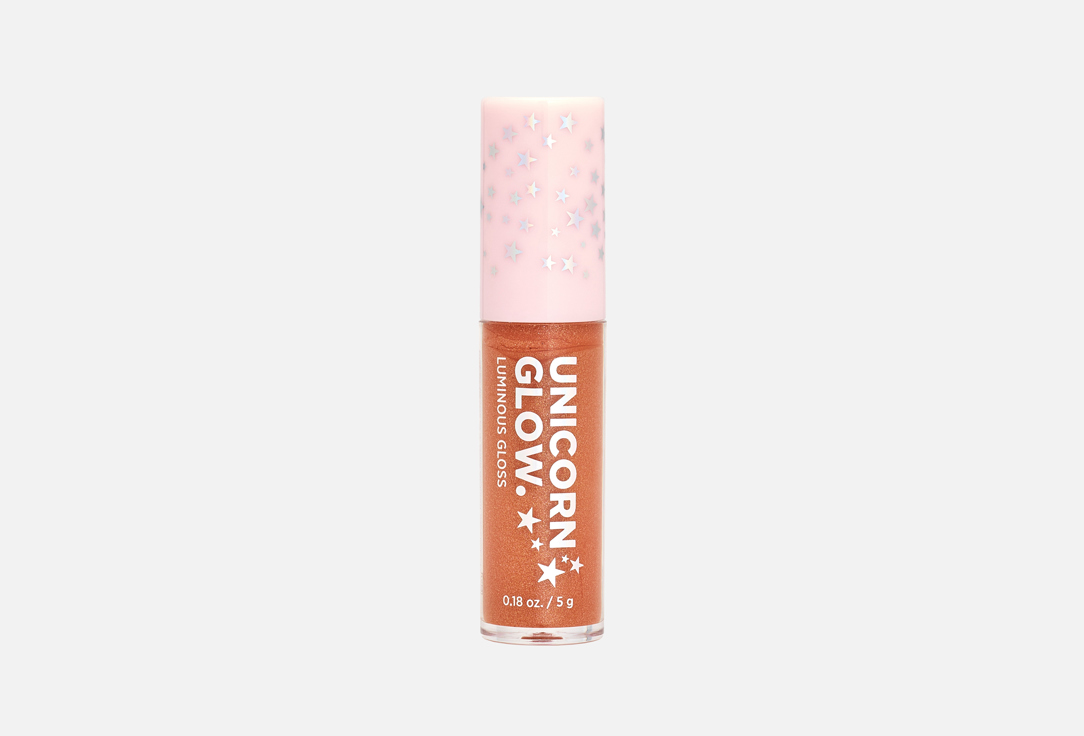 UNICORN GLOW. Lip Gloss Luminous 02, Topaz 5 ml UNICORN GLOW. Lip Gloss Luminous