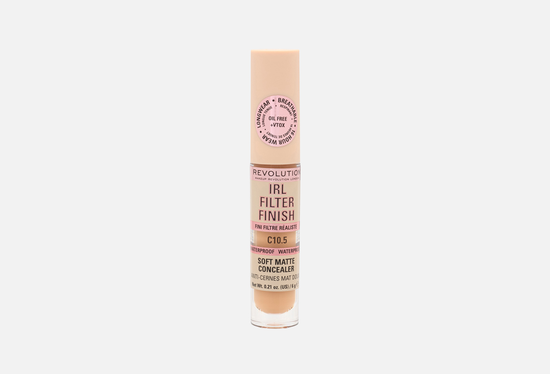 MakeUp Revolution Long-lasting Liquid Concealer Irl Filter Finish