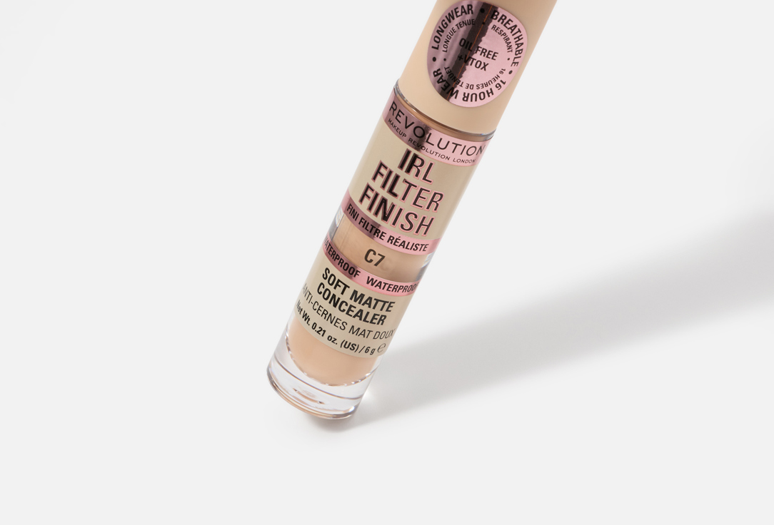MakeUp Revolution Long-lasting Liquid Concealer Irl Filter Finish