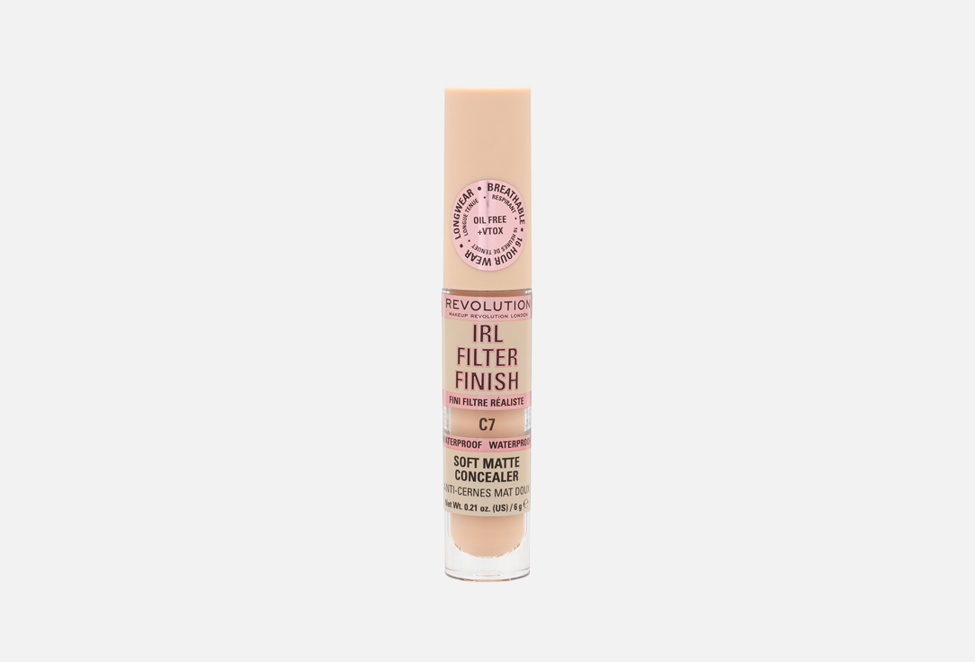 MakeUp Revolution Long-lasting Liquid Concealer Irl Filter Finish