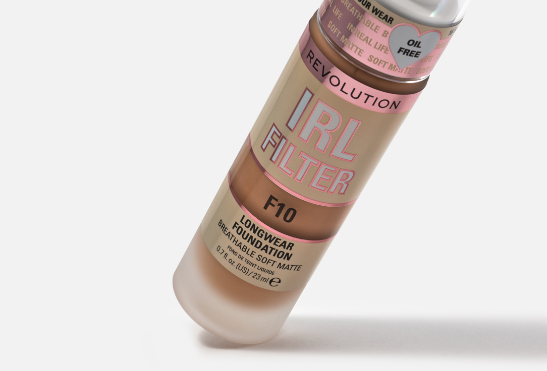 MakeUp Revolution Long-lasting Matte Liquid Foundation Irl Filter