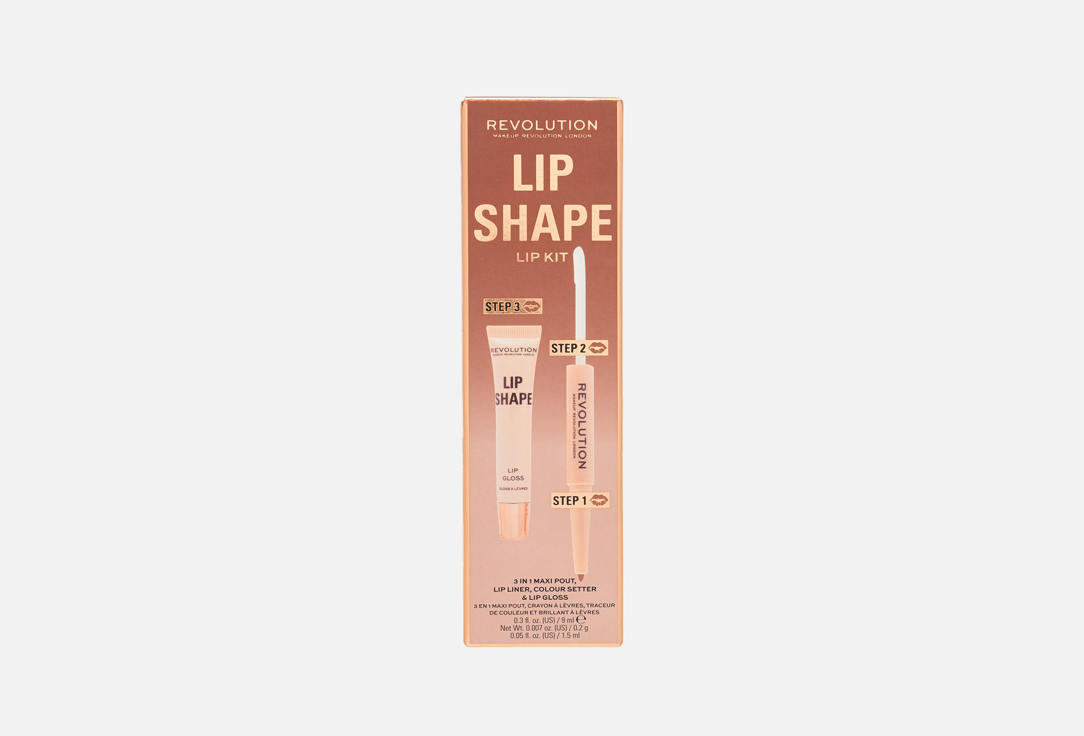 MakeUp Revolution Liquid Lipstick & Lipliner Set Lip Lift Kit
