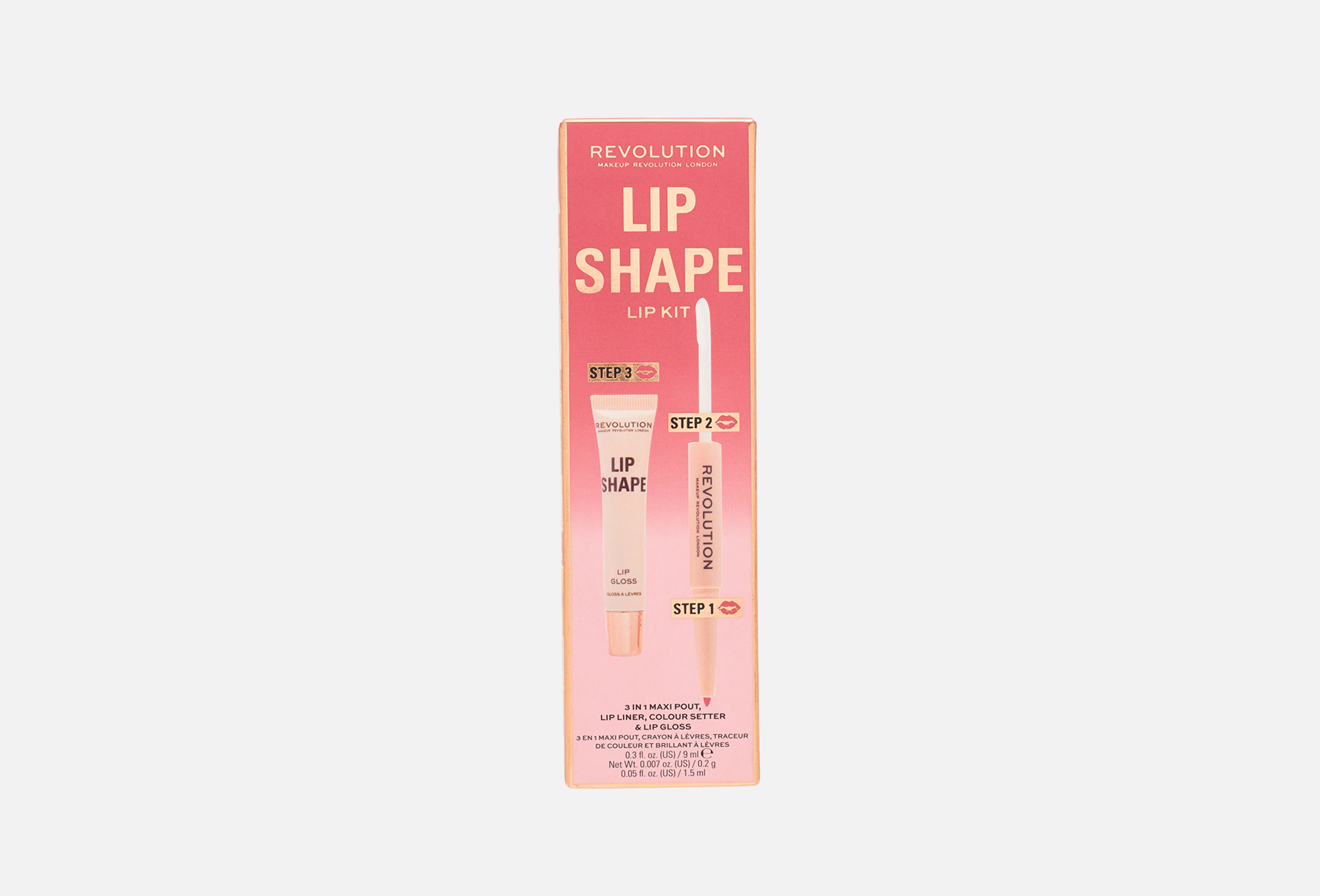 Lip Lift Kit  2 Rose pink