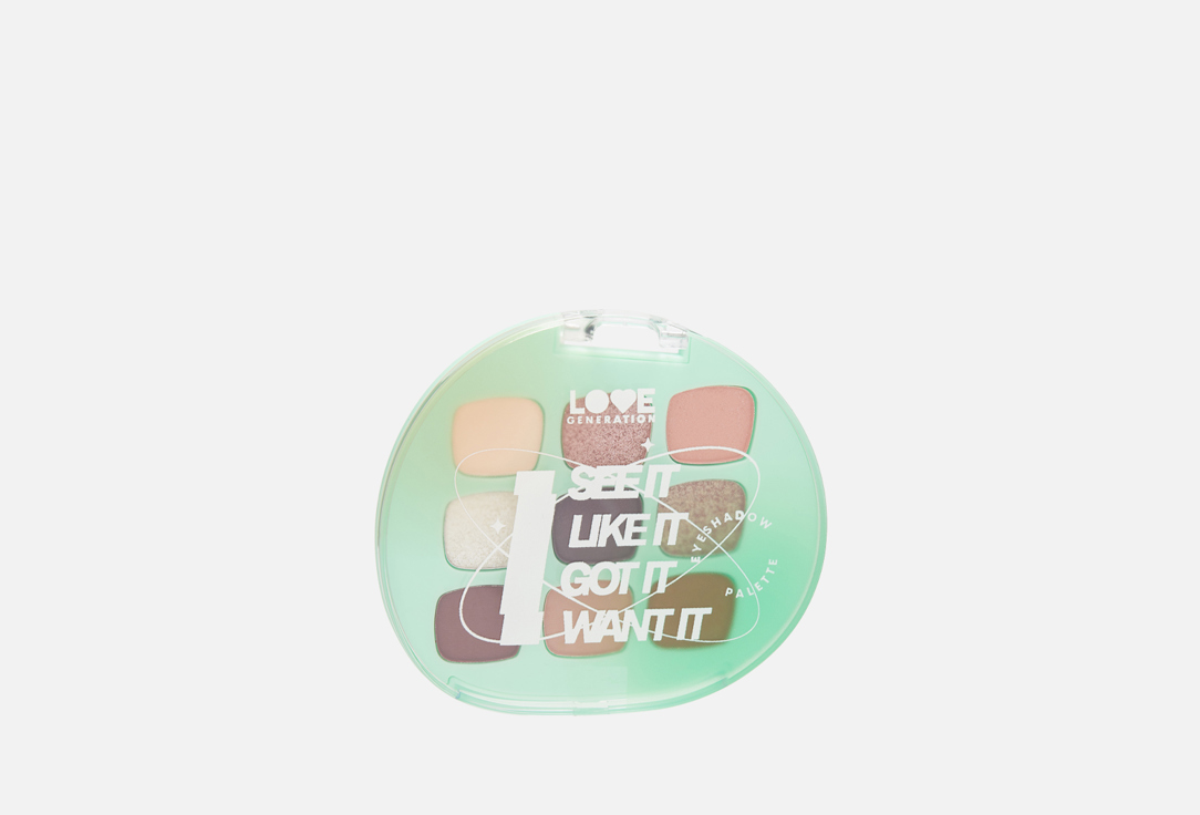 Love Generation Eyeshadow Palette I see it I like it I want it I got it 01 7.2 g Love Generation Eyeshadow Palette I see it I like it I want it I got it