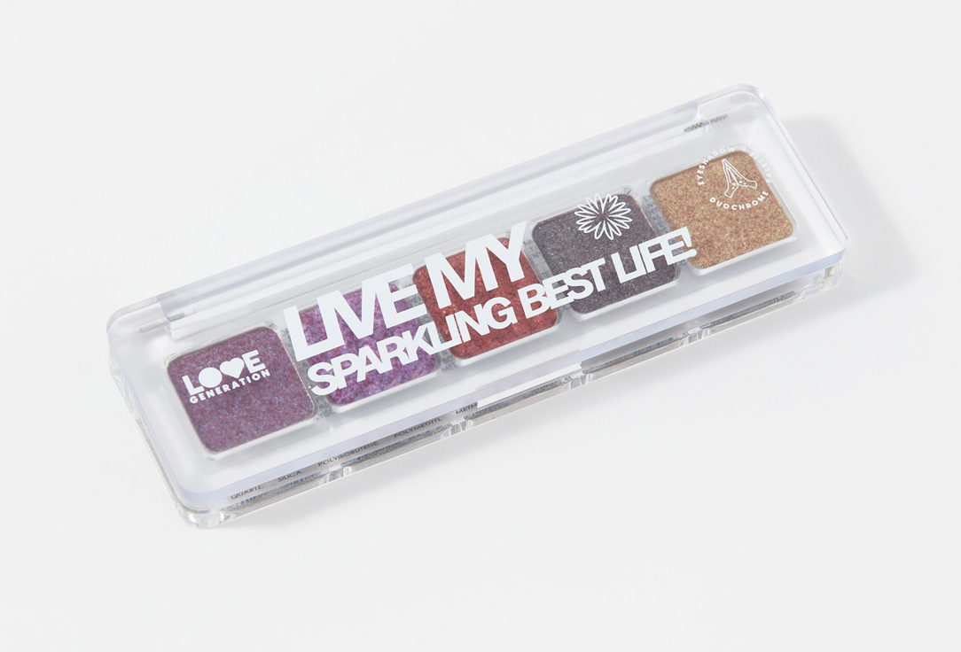 Love Generation Duochrome Eyeshadow Palette Live my sparkling best life! 01 5 g Love Generation Duochrome Eyeshadow Palette Live my sparkling best life!