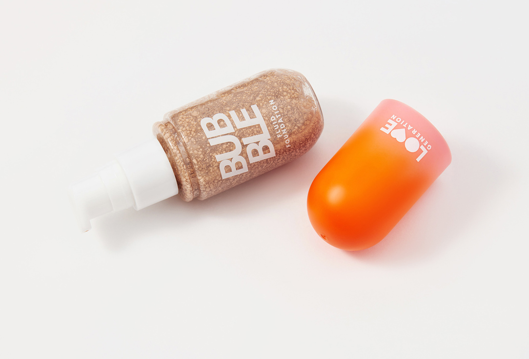 Love Generation Satin Fluid Foundation Bubble 02 40 ml Love Generation Satin Fluid Foundation Bubble