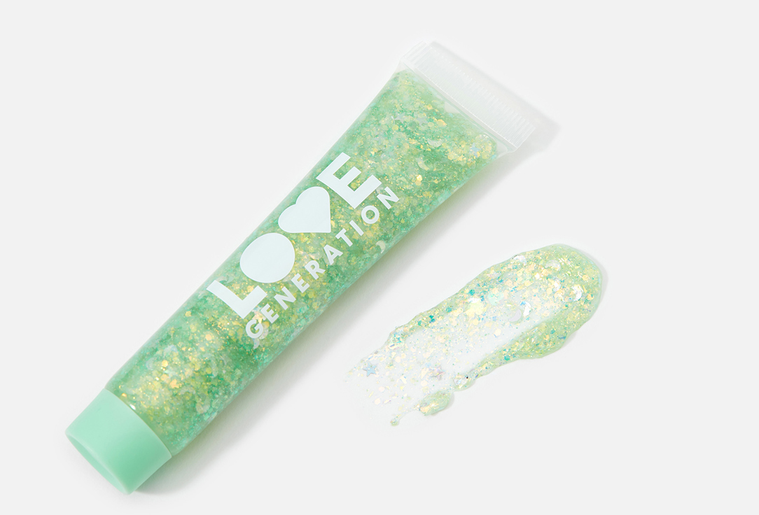 Love Generation Face glitter Gel We love glitter 01 15 ml Love Generation Face glitter Gel We love glitter