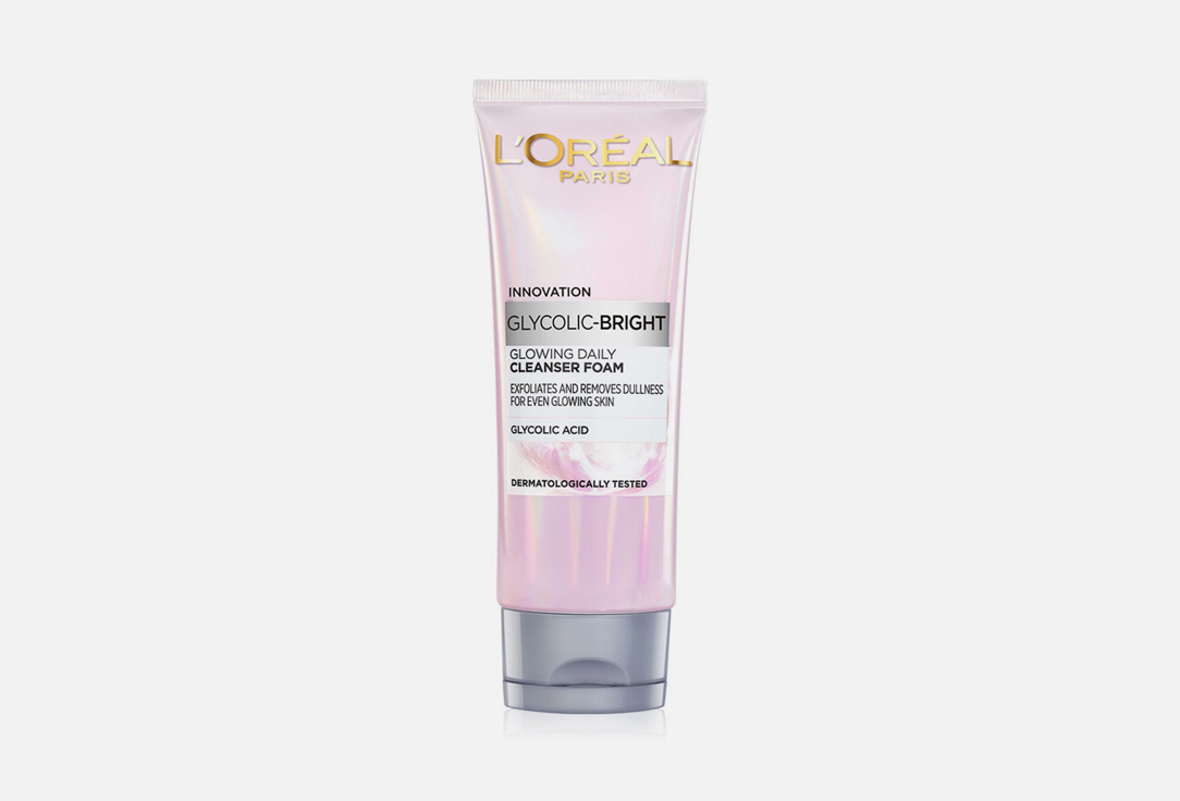 L'Oreal Paris Brightening Face Foam Cleanser Glycolic Bright 100 ml L'Oreal Paris Brightening Face Foam Cleanser Glycolic Bright