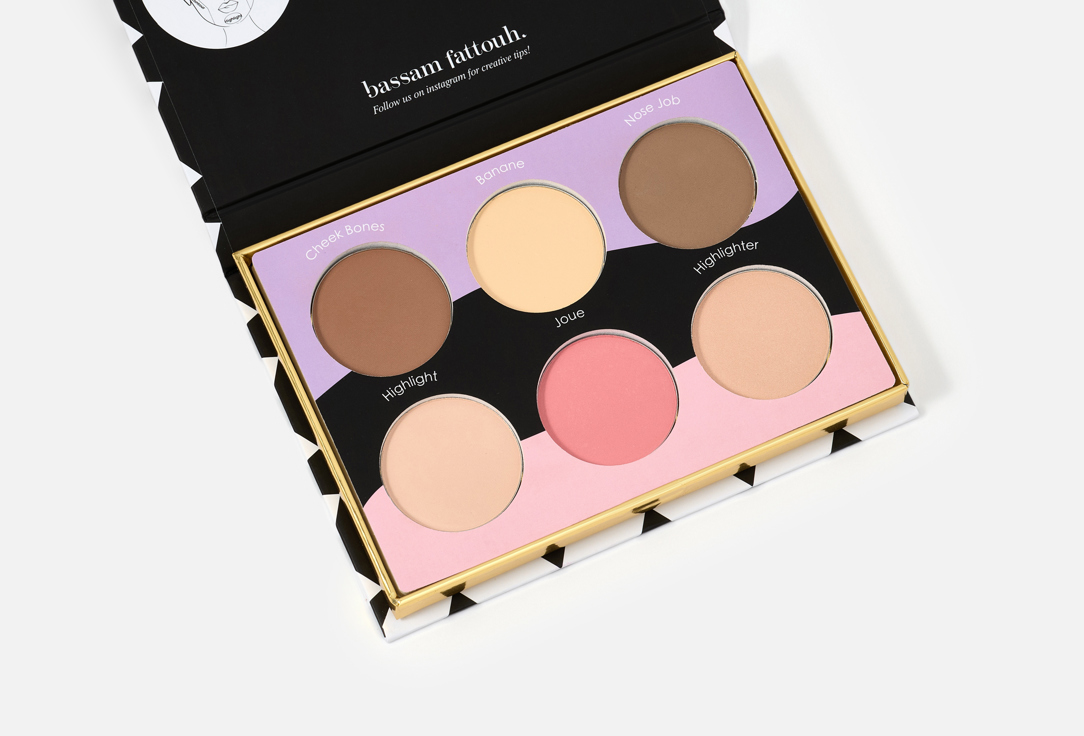 BASSAM FATTOUH Палетка контурирующих пудр The Blur Kit