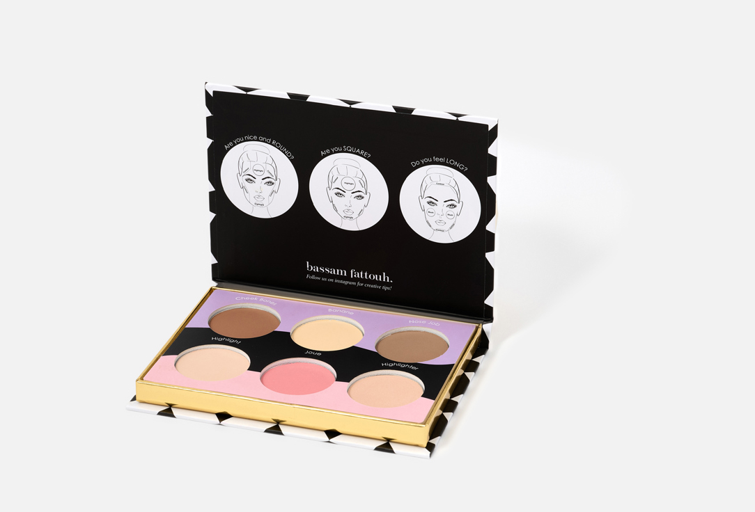 BASSAM FATTOUH Палетка контурирующих пудр The Blur Kit