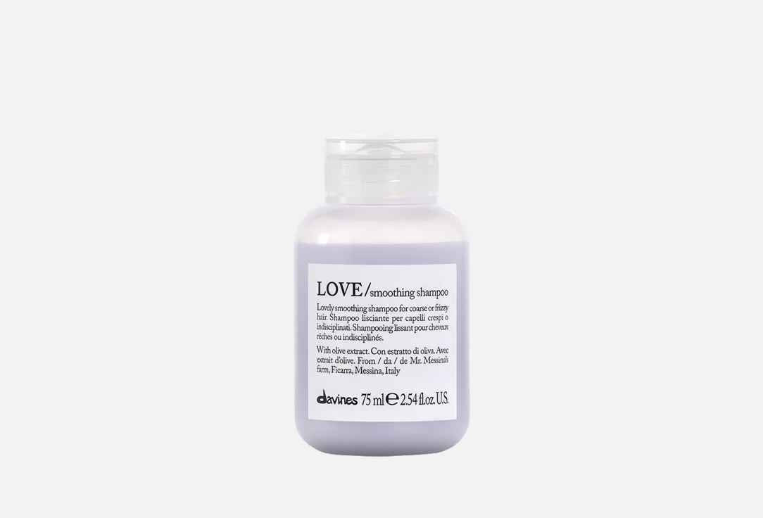 Davines Smoothing shampoo for frizzy hair LOVE Shampoo