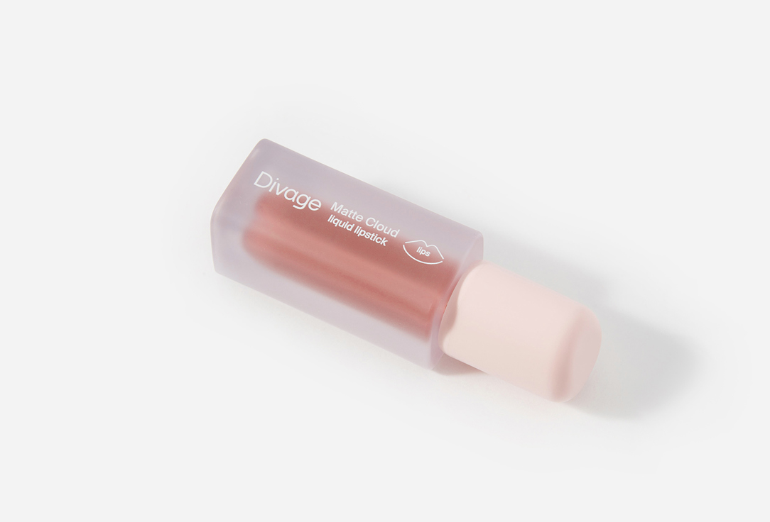 Divage Liquid Lipstick Matte Cloud 02, Rose shadow 2.8 ml Divage Liquid Lipstick Matte Cloud