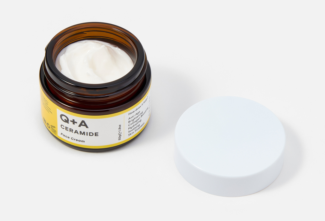 Q+A Barrier-strengthening face cream Ceramide