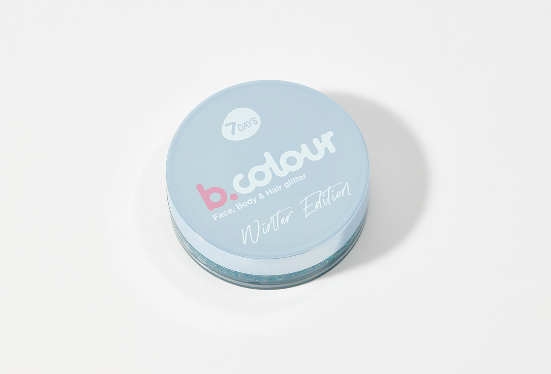 7DAYS Body And Hair Glitter Gel B.Colour We Face