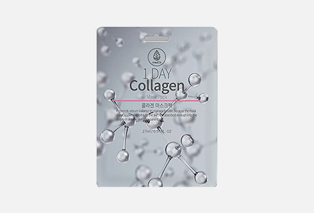 MEDB Тканевая маска для лица 1 Day Collagen 27 г MEDB Тканевая маска для лица 1 Day Collagen