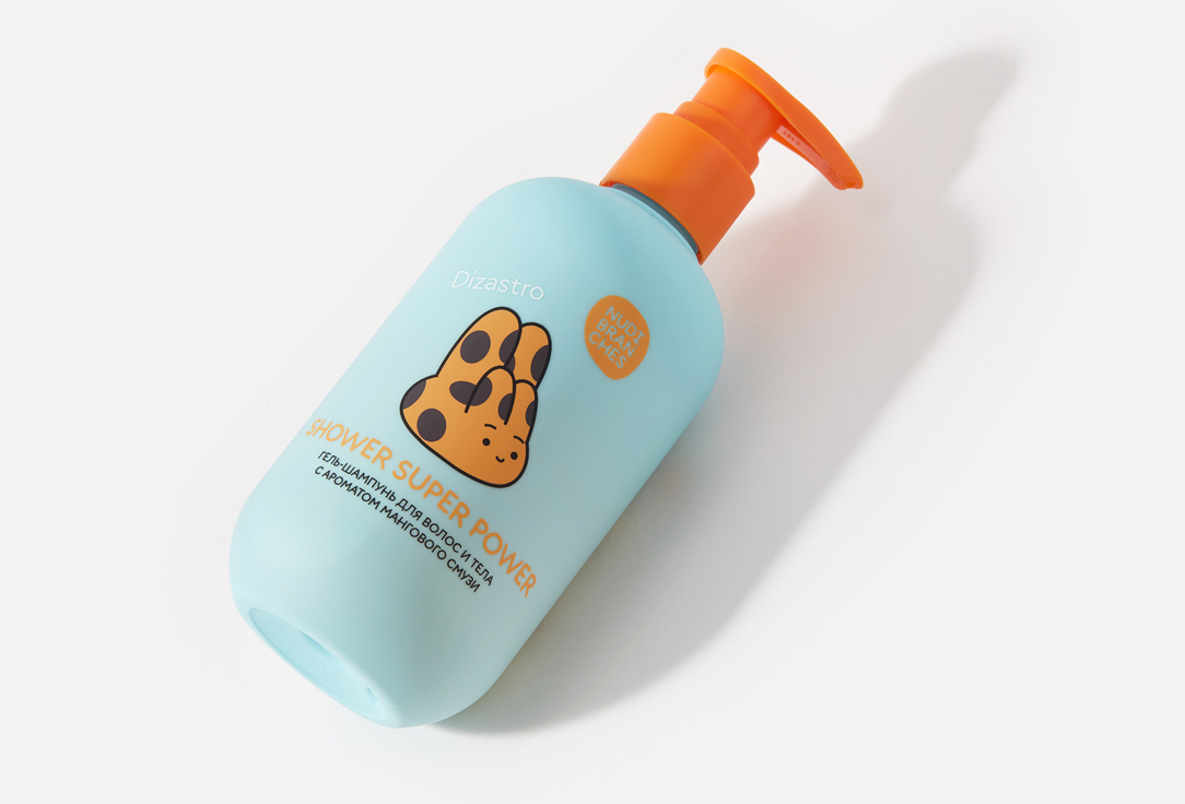 Nudibranches Cleansing Hair&Body Gel Shampoo Shower super power! Mango