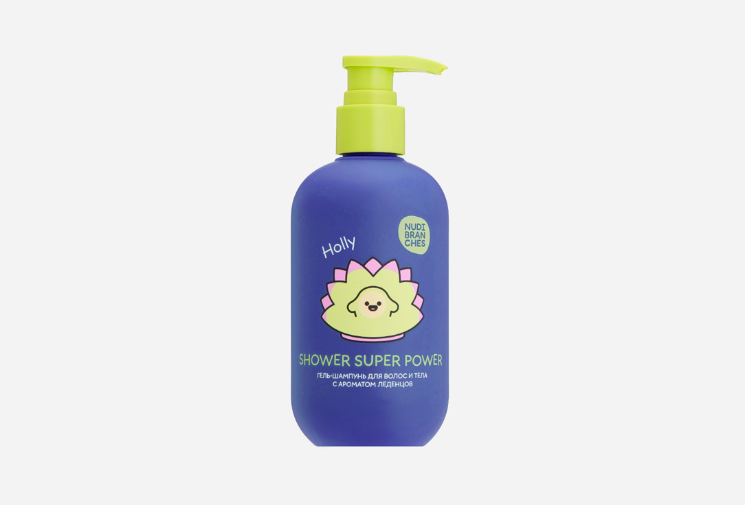 Nudibranches Cleansing Hair&Body Gel Shampoo Shower super power! Lollypop