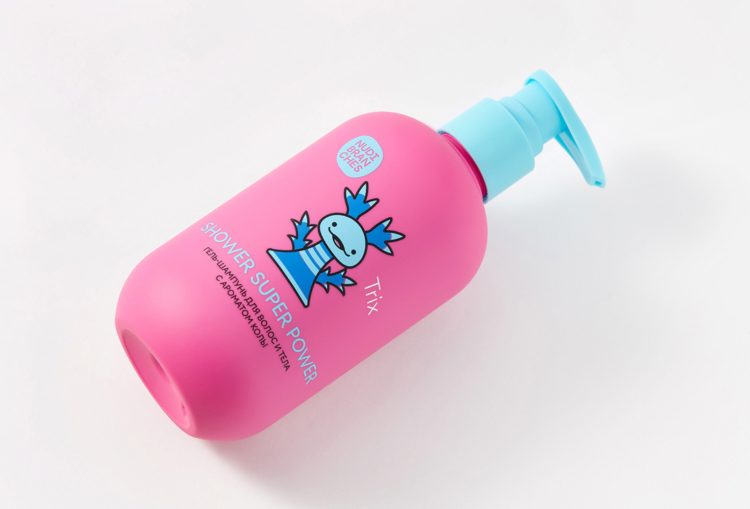 Nudibranches Cleansing Hair&Body Gel Shampoo Shower super power! Cola