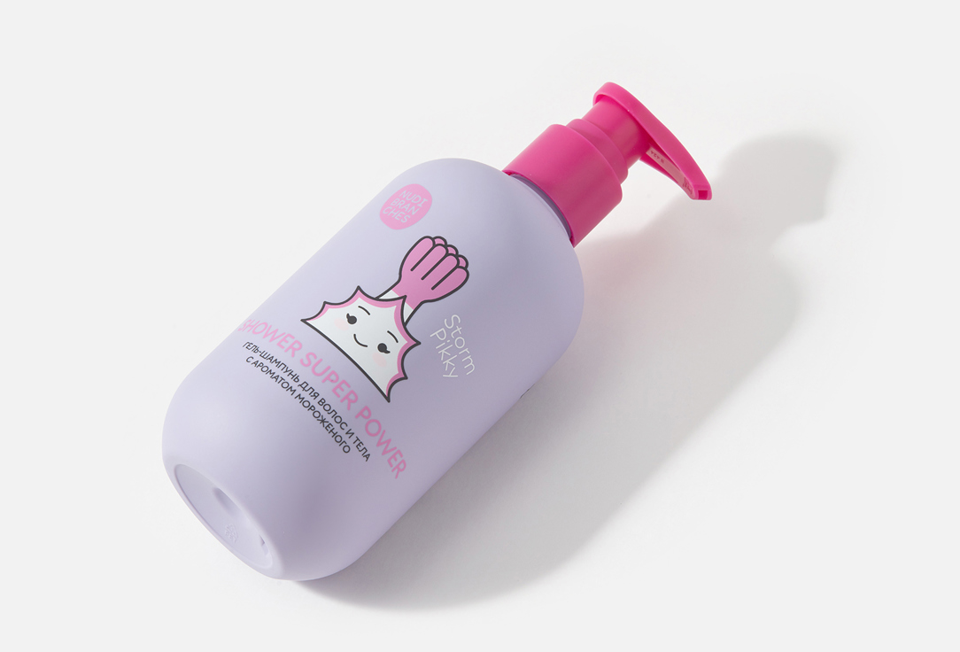Nudibranches Cleansing Hair&Body Gel Shampoo Shower super power! ice cream