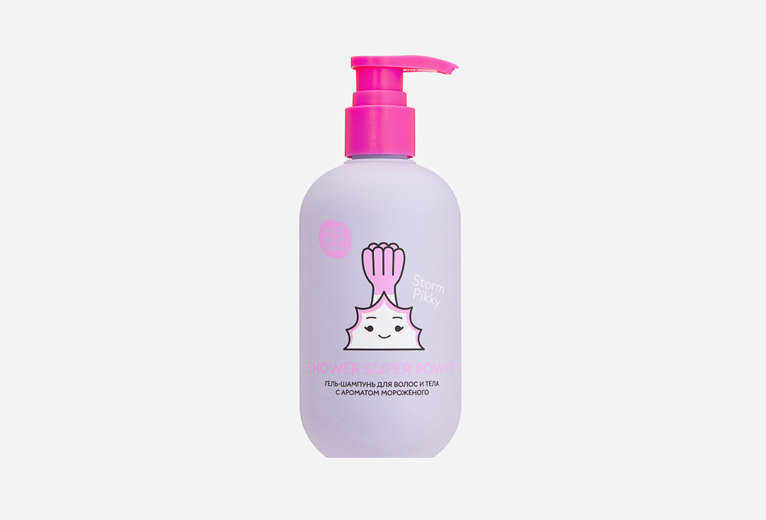 Nudibranches Cleansing Hair&Body Gel Shampoo Shower super power! ice cream