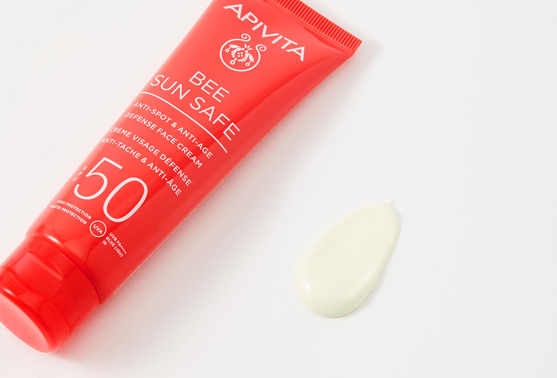 APIVITA Anti-Spot & Anti-Age Defense Face Cream SPF50 BEE SUN SAFE