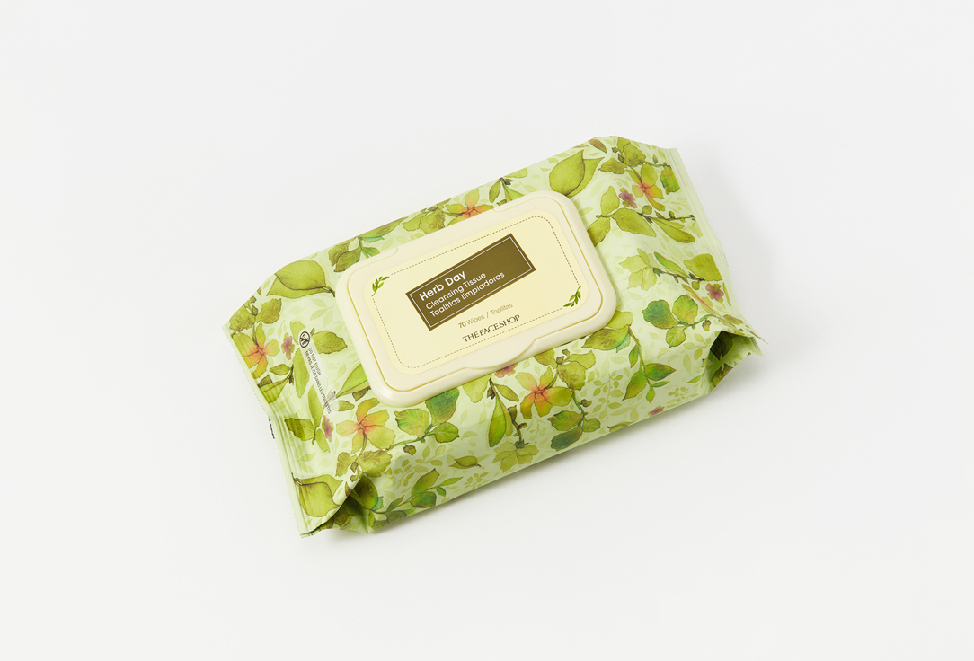 THE FACE SHOP Makeup remover wipes Herb Day