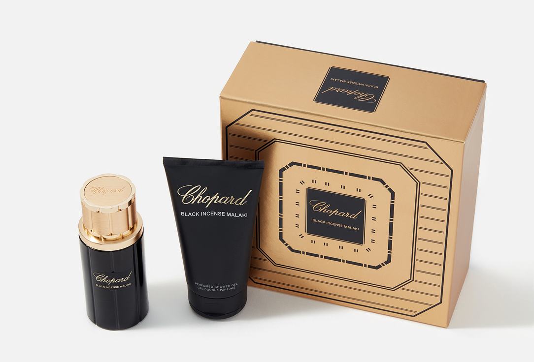 Chopard Eau de Parfum & Shower Gel Gift Set BLACK INCENSE MALAKI 2 pcs Chopard Eau de Parfum & Shower Gel Gift Set BLACK INCENSE MALAKI