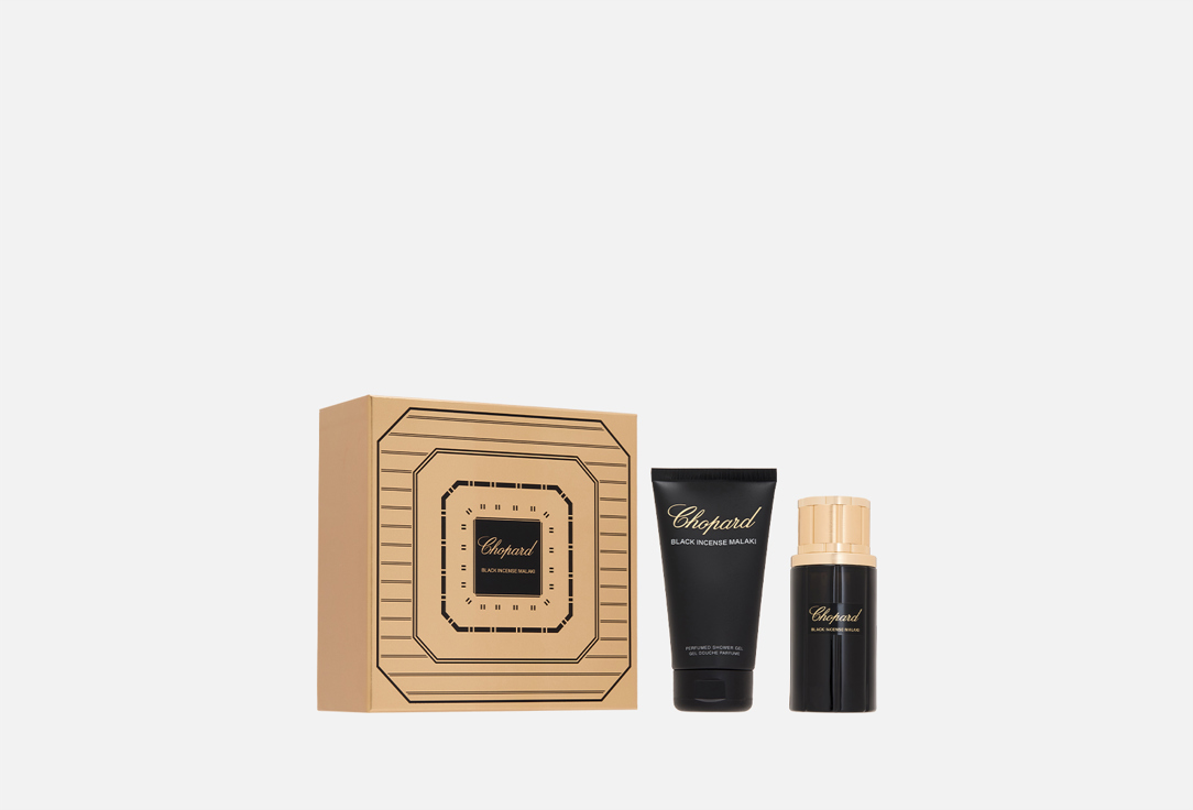 Chopard Eau de Parfum & Shower Gel Gift Set BLACK INCENSE MALAKI 2 pcs Chopard Eau de Parfum & Shower Gel Gift Set BLACK INCENSE MALAKI