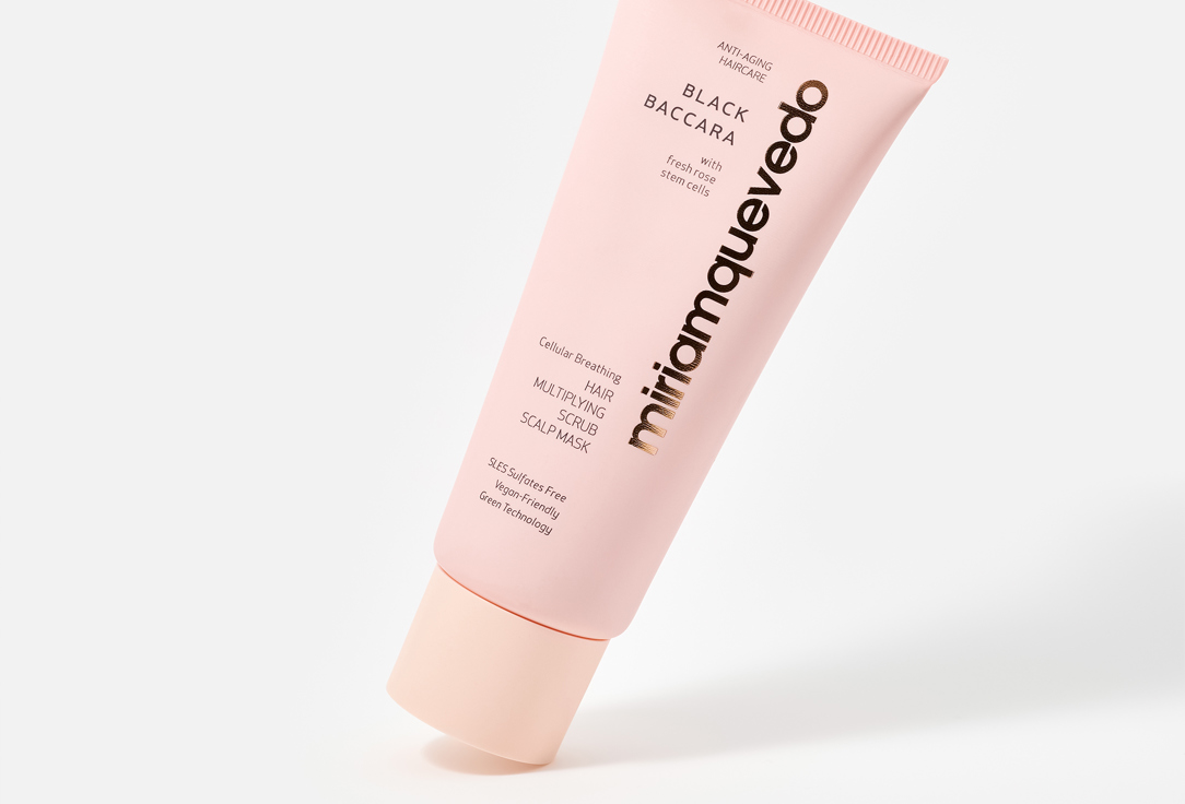 Miriam Quevedo Hair Multiplying Scrub Scalp Mask Black Baccara Cellular