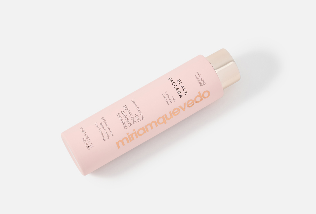 Miriam Quevedo Hair Multiplying Shampoo Black Baccara Cellular