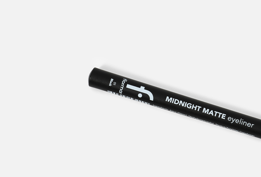 Flormar Eyeliner Midnight Matte 001, Black 1.2 ml Flormar Eyeliner Midnight Matte