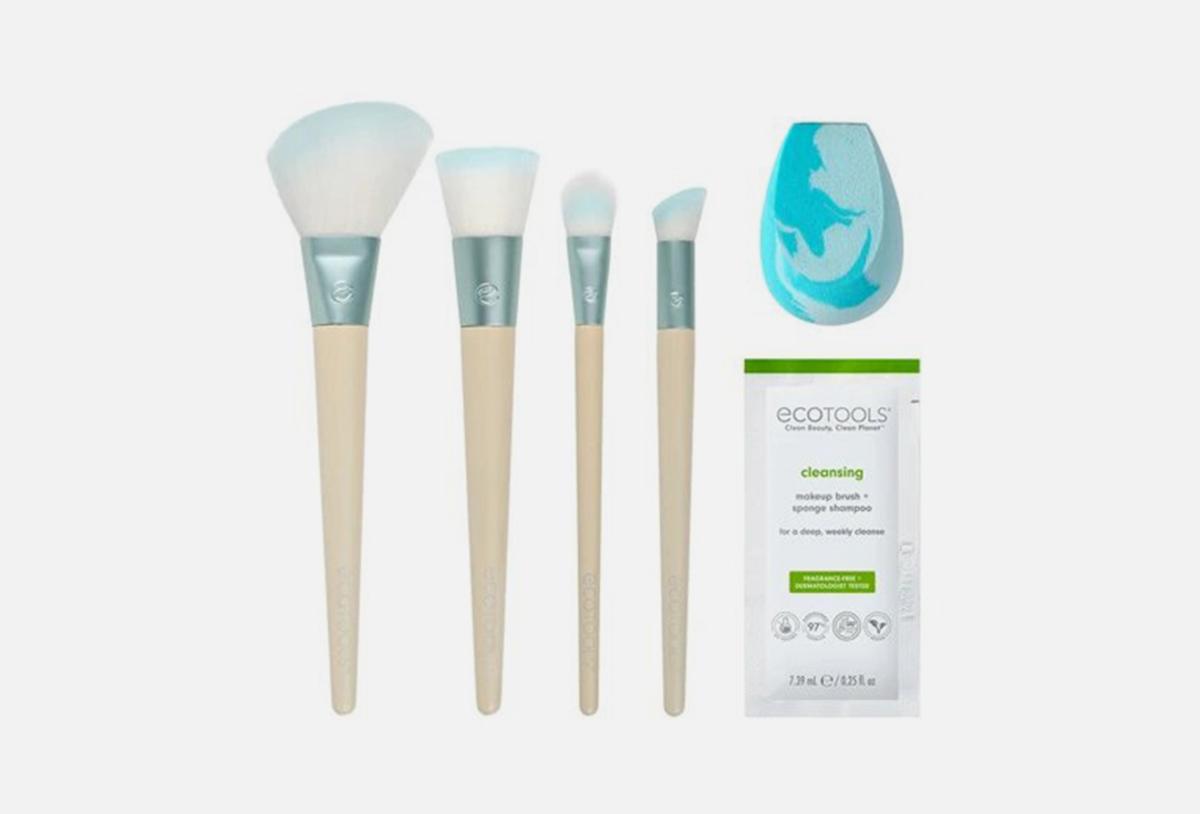 EcoTools glow brush set Brighter Tomorrow Ready 6 pcs EcoTools glow brush set Brighter Tomorrow Ready