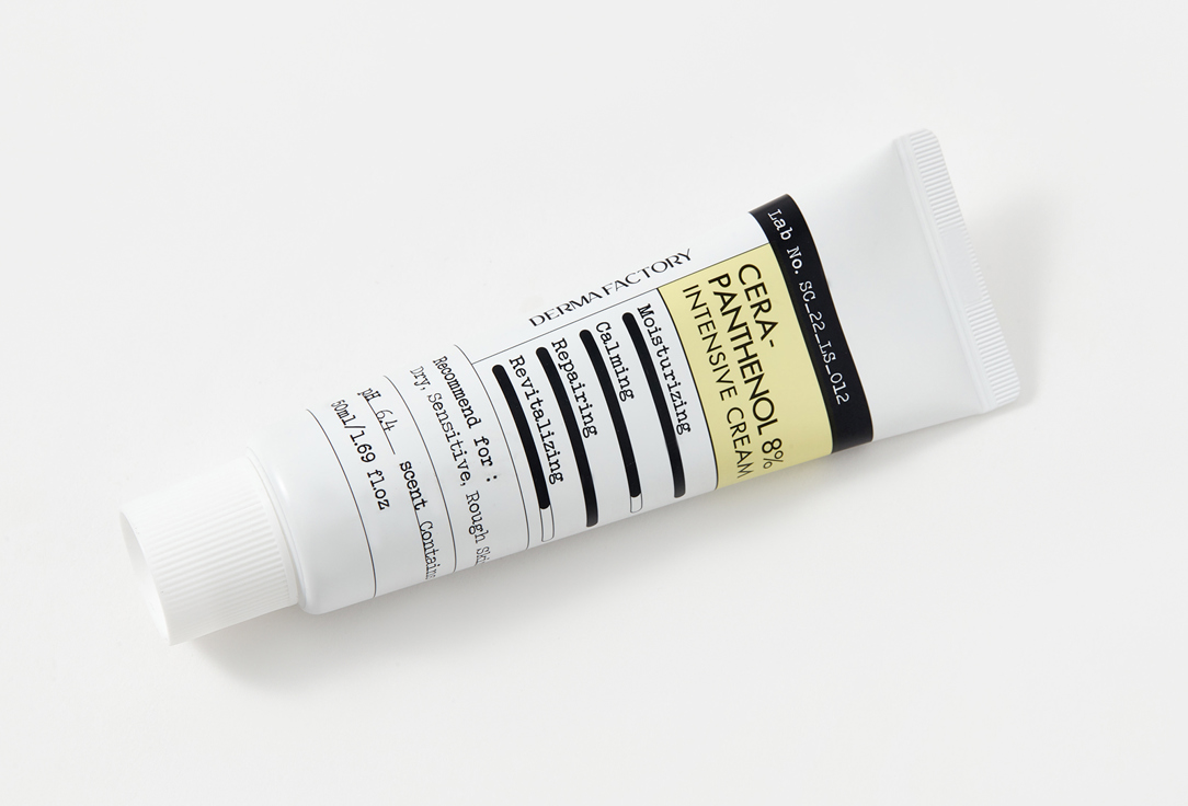DERMA FACTORY Barrier-strengthening moisturizing cream Cera-Panthenol 8% Intensive Cream
