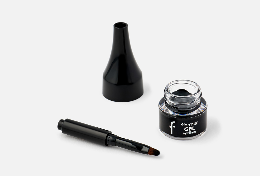Flormar Matte gel eyeliner Gel Eyeliner 001, Gel black 2.2 g Flormar Matte gel eyeliner Gel Eyeliner