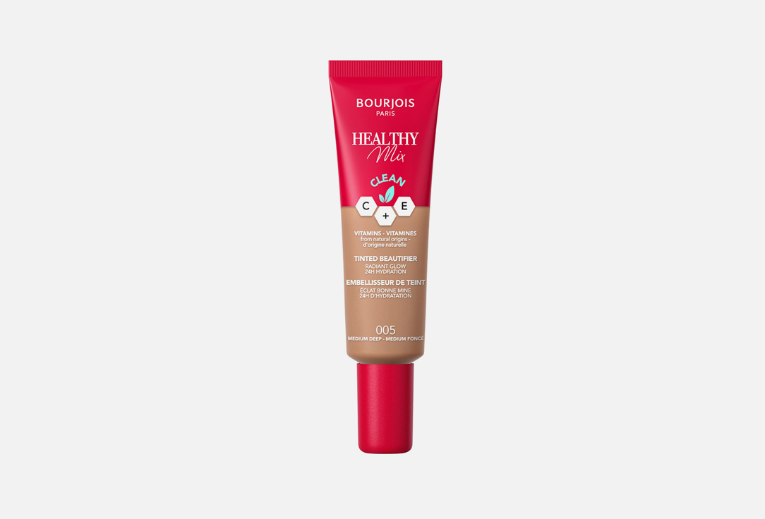 Bourjois Foundation Healthy Mix Tinted Beautifier 005, Medium deep 30 ml Bourjois Foundation Healthy Mix Tinted Beautifier